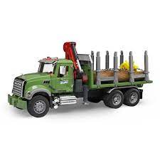 Bruder - MACK Granite Logging Truck with Crane
