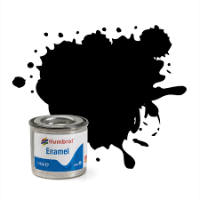 Humbrol 14ml Enamel Paint Matt - #33 Black