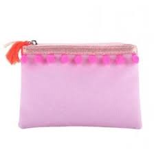 Pink Poppy - Pom Pom Party Coin Purse Lilac