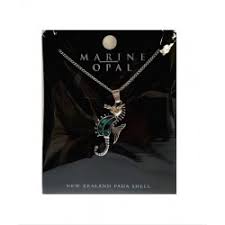 Marine Opal - Seahorse Pendant