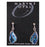 Marine Opal - Raindrop Hook Earrings