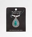Marine Opal - Turquoise Black Teardrop Choker