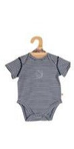 Kiwi & Friends - Baby Merino Romper - Navy/White (000) 0-3 mths