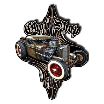 Man Cave - Chop Shop Sign