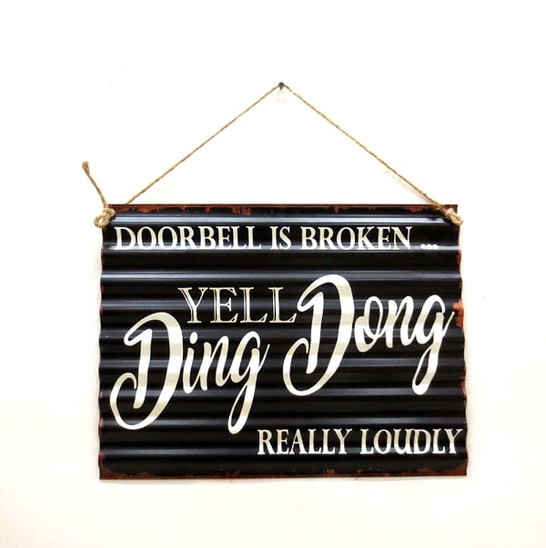 Man Cave - Ding Dong Sign