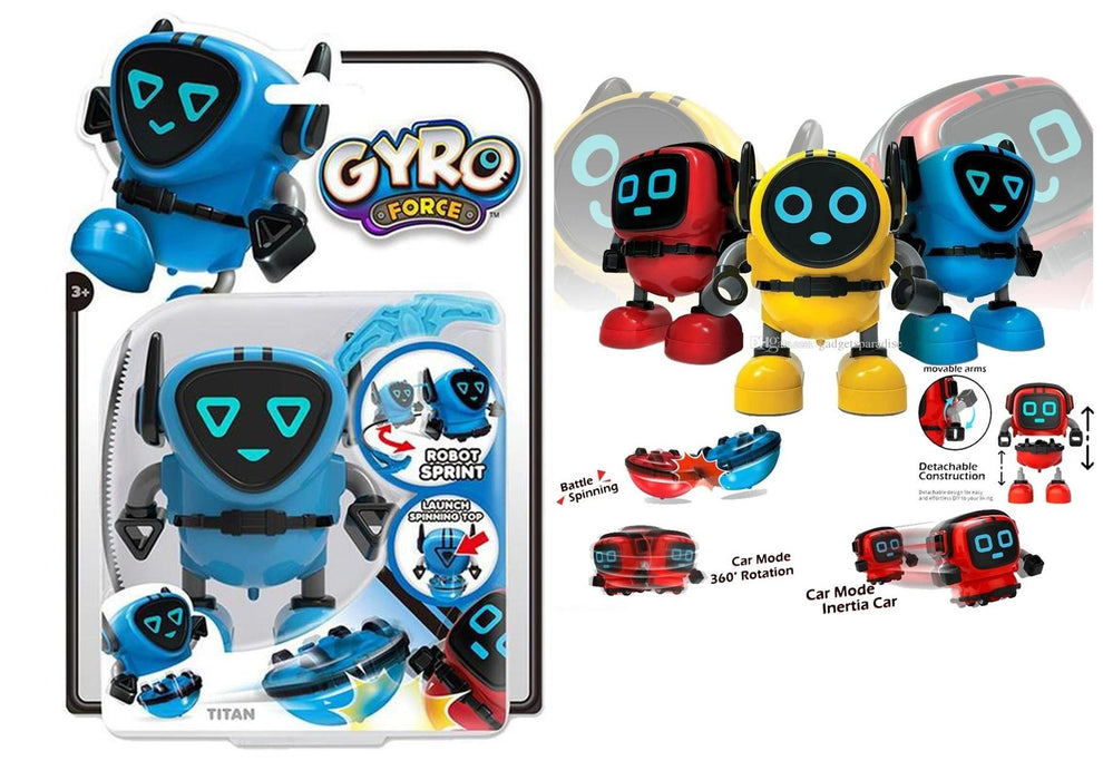 Gyro Force Robot - Titan (Blue)