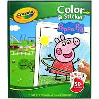 Crayola - Colour & Sticker Book - Peppa Pig