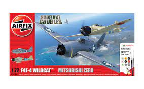 Airfix - 1:72 F4F-4 Wildcat vs Mitsubishi Zero Gift Set