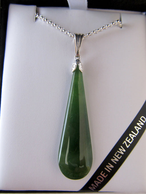 Mana NZ - Greenstone Drop Pendant JP101S