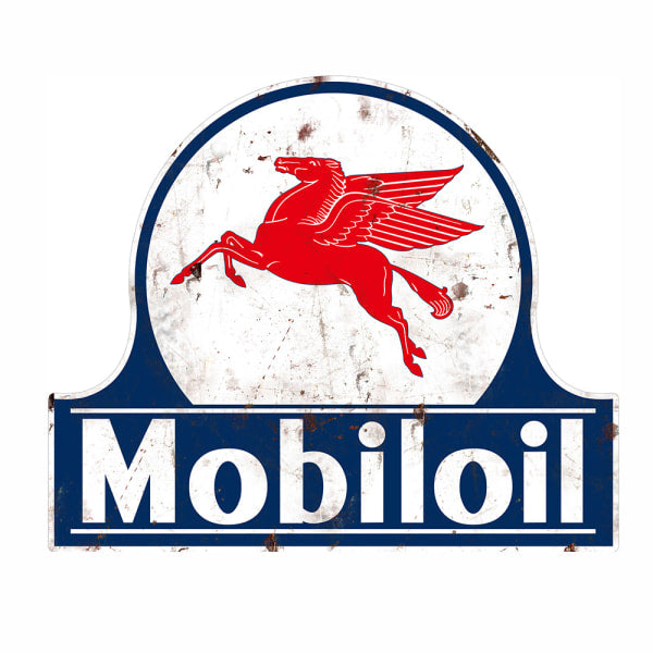 Man Cave - Mobil Oil Pegasus Sign