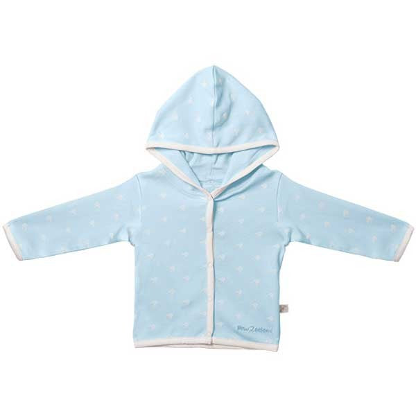 Kiwi & Friends - Baby Kiwi Hoodie Jacket (00) Sky Blue 3-6 months