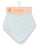 Kiwi & Friends - Baby Kiwi Bandaba Bibs 2pk sky blue/silver