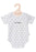 Kiwi & Friends - Baby Fern Romper (000) Silver 0-3 months