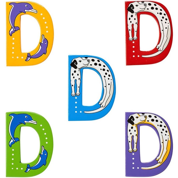 Lanka Kade: Wooden Animal Letter - D