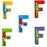 Lanka Kade: Wooden Animal Letter - F