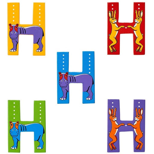 Lanka Kade: Wooden Animal Letter - H
