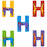 Lanka Kade: Wooden Animal Letter - H