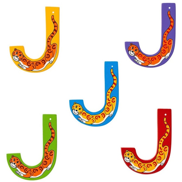 Lanka Kade: Wooden Animal Letter - J