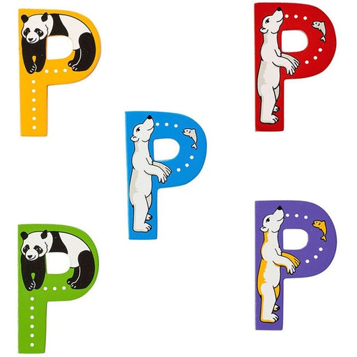 Lanka Kade: Wooden Animal Letter - P