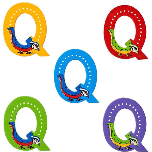 Lanka Kade: Wooden Animal Letter - Q