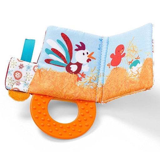 Lilliputiens Teether Book Ophelie Chicken