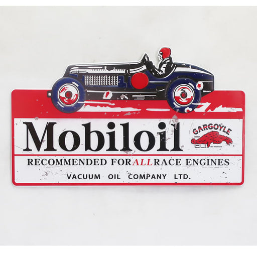 Man Cave - Mobil Oil Sign