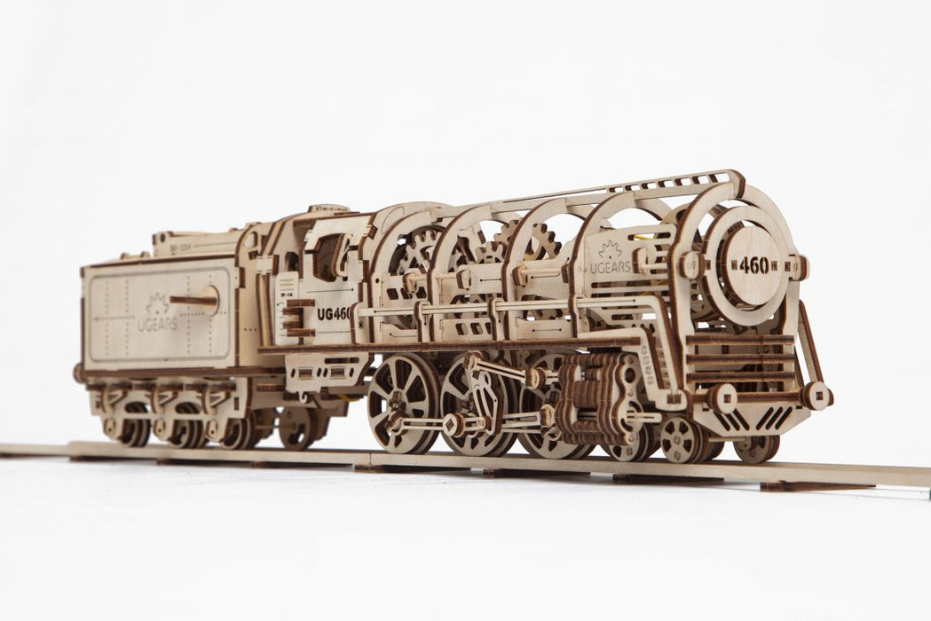Ugears: Mechanical Models - Steam Locomotive with Tender