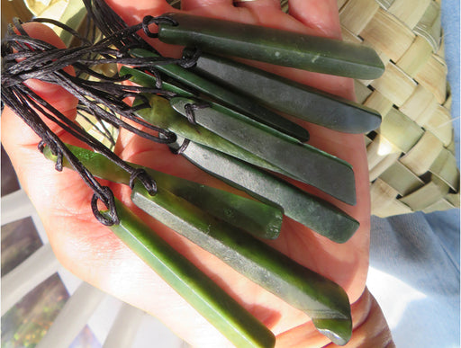NZ Greenstone - Long Thin Freeform