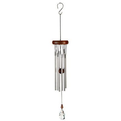 Natures Melody - Gem Chime 18" - Silver / Walnut