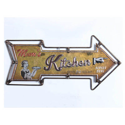 Man Cave - Mum's Kitchen Open 24 Hours Sign