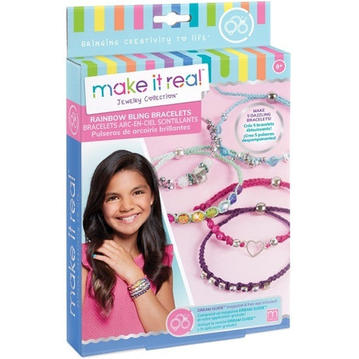 Make it Real - Jewelry Collection - Rainbow Bling Bracelets