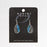 Marine Opal - Teardrop Fern Earring