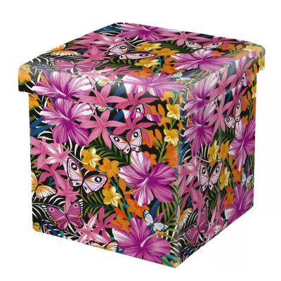 Storage Box Seat - Flowers