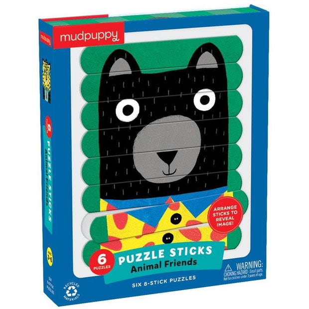 Mudpuppy - Puzzle Sticks - Animal Friends