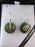 Wildside NN5050 Mana NZ - Greenstone Earrings Koru Round