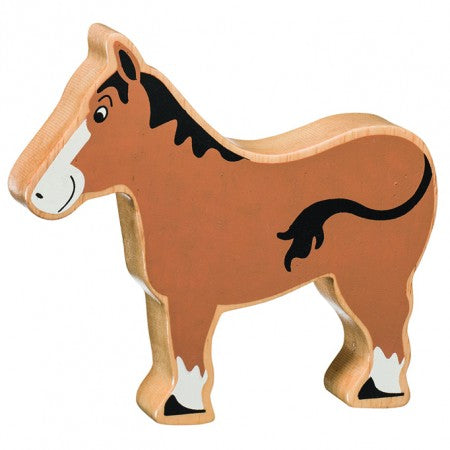Lanka Kade: Wooden Animals - Brown Horse