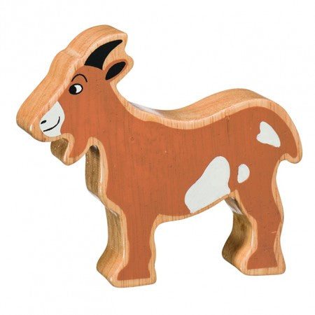 Lanka Kade: Wooden Animals - Brown Goat