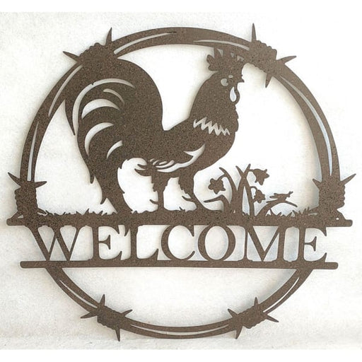 Wall Art - Rooster Welcome
