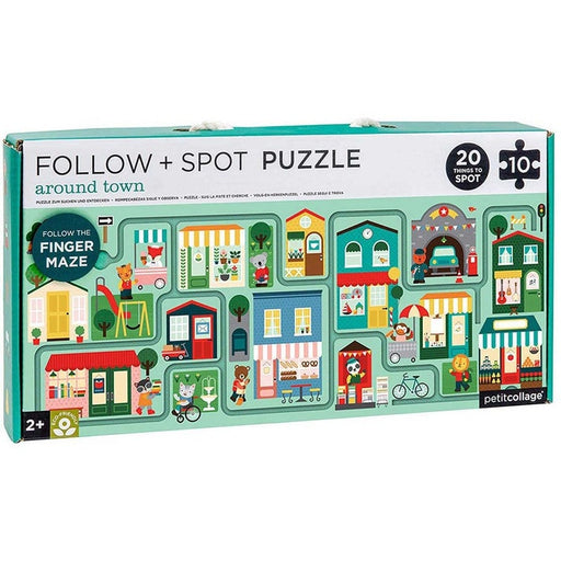 Petit Collage - Follow & Spot Puzzle - Around Town