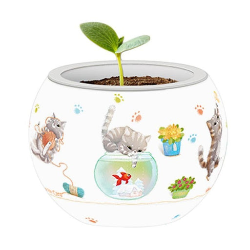 Pintoo Puzzle Flowerpot - Cat's Play Time
