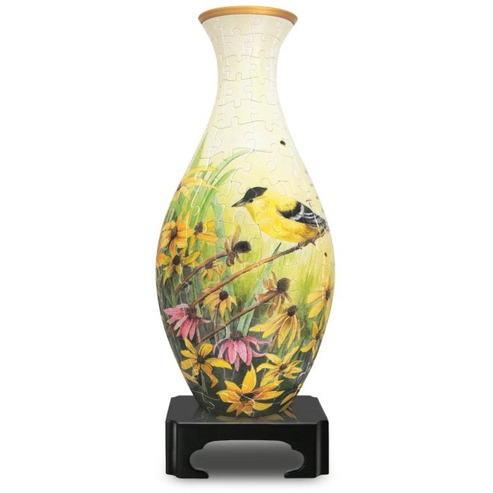 Pintoo Puzzle Vase - Goldfinches