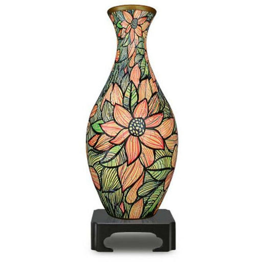 Pintoo Puzzle Vase - Beautiful Seamless Flowers