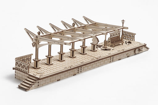 Ugears: Mechanical Models - Railway Platform