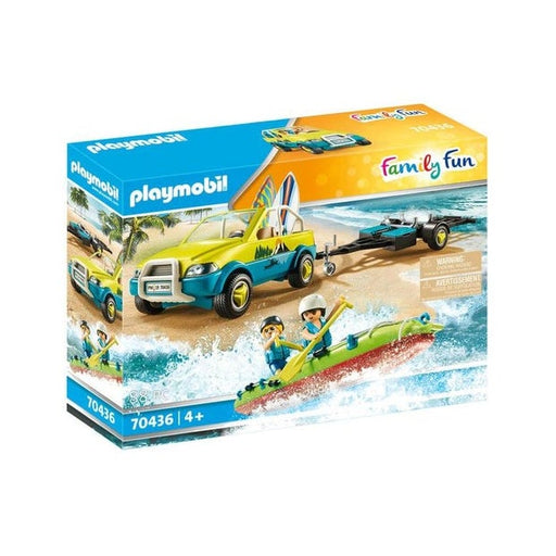Playmobil 70436 - Family Fun - Beach Car with Canoe