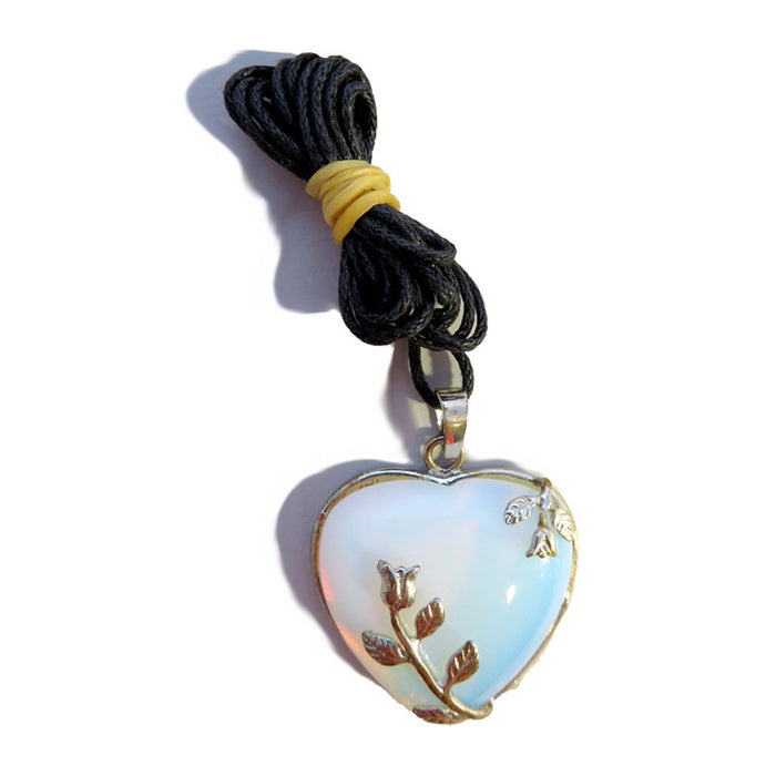 Wildside PS34 - Heart Pendant Opalite