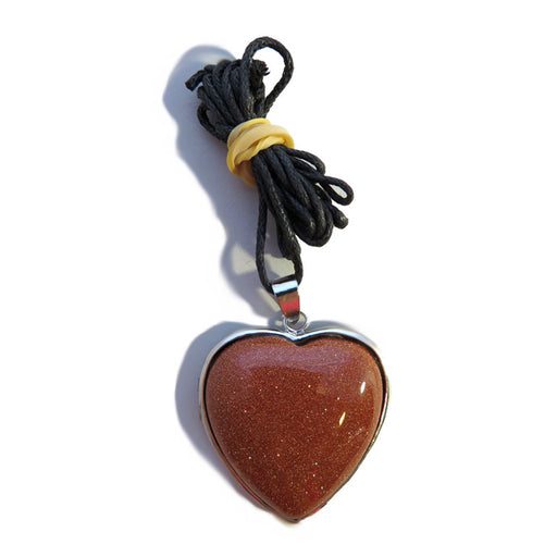 Wildside PS35 - Heart Pendant Gold Sandstone