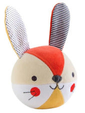 Petit Collage - Organic Soft Ball Chiming Bunny