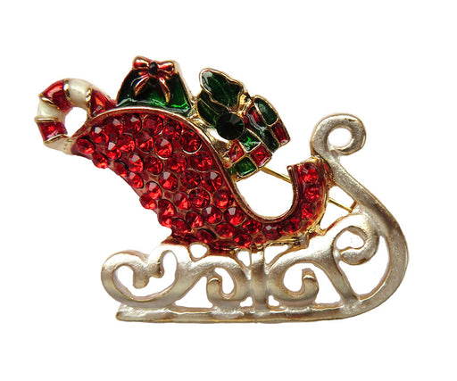 Wildside BR14 - Brooch Santa's Sled