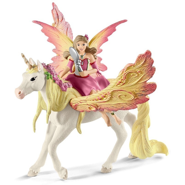 Schleich - Fairy Feya with Pegasus Unicorn
