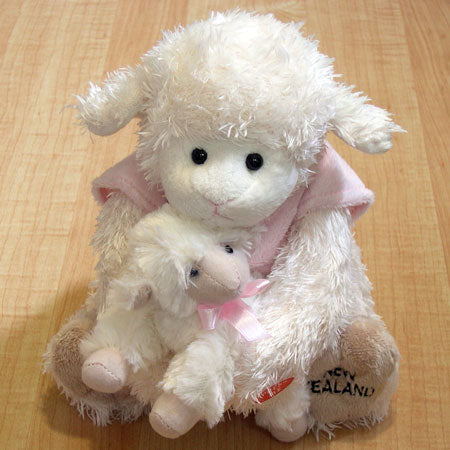 Kiwi & Friends - Sheep Mum & Baby 22cm (S) Noise